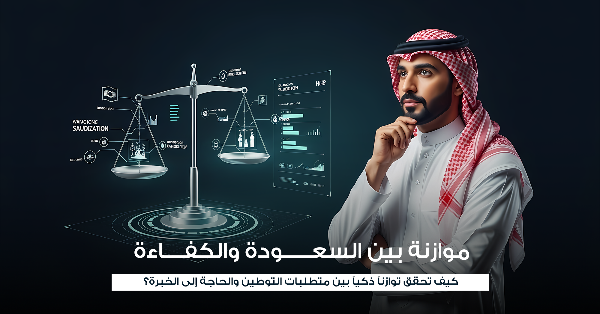 موازنة بين السعودة والكفاءة
