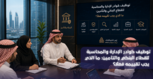 توظيف كوادر الإدارة والمحاسبة