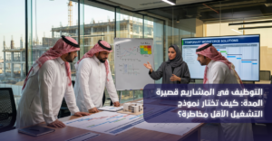 التوظيف في المشاريع قصيرة المدة