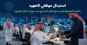 استبدال موظفي التعهيد